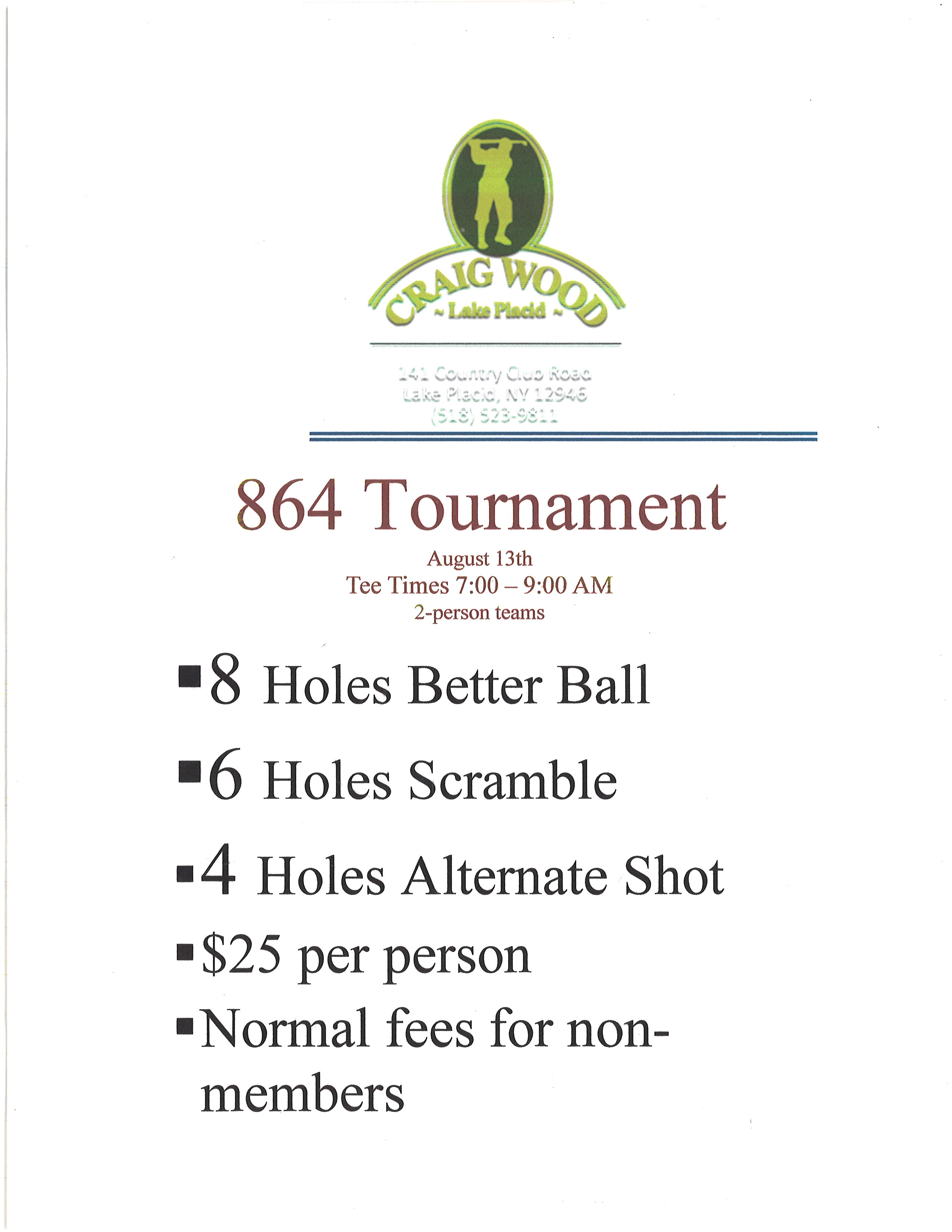 864 tournament